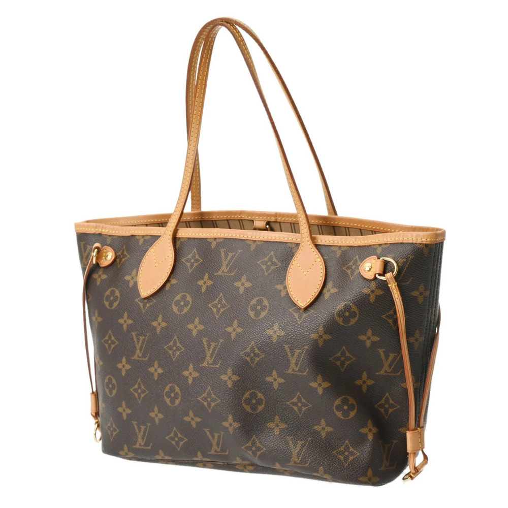 Louis Vuitton Brown Neverfull Handbag Canvas Monogram Brown